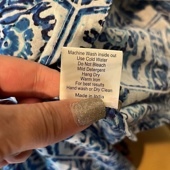 KAS Designs split length kaftan style dress/swimsuit coverup, XL! - Picture 13 of 13